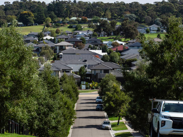 Suburban neighbourhood in Melbourne Victoria