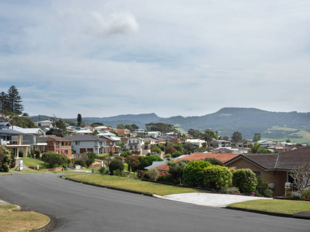 Beachside houses on a hill in Kiama